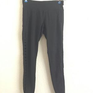 Betsy Johnson athletic leggings w/ cutouts